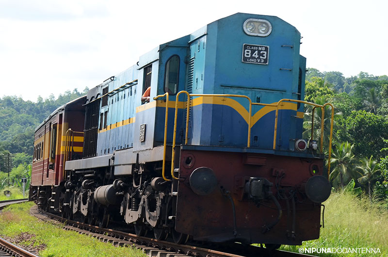 Locomotive Class M8 843  at Wilwatta Pix by Nipuna Dodantenna